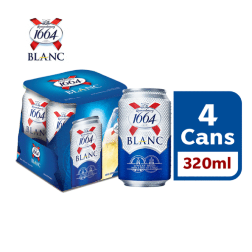 1664 Blanc Beer Can 320ml (4-Pack)